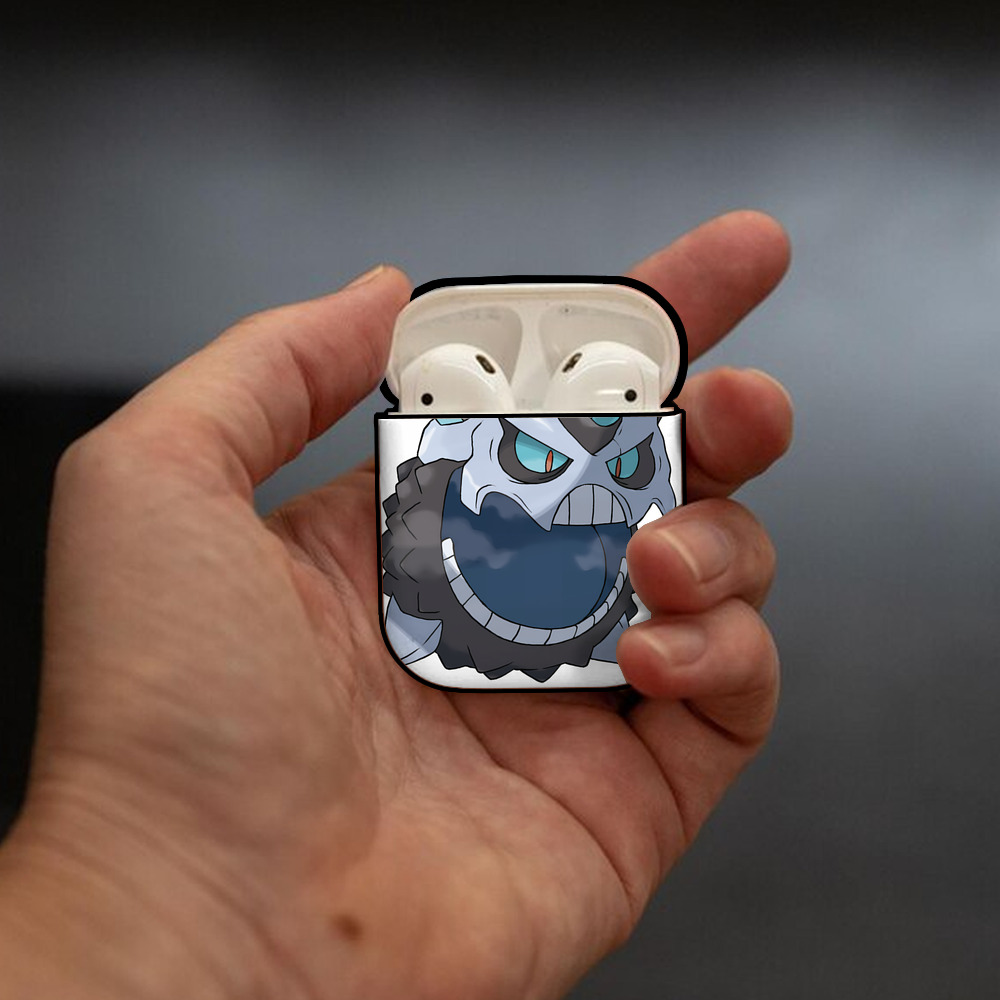 ポケットモンスター Pokémon AirPods 第2世代保護ケース ハードシェル ブラック 耐衝撃・防指紋・カラビナ付き
