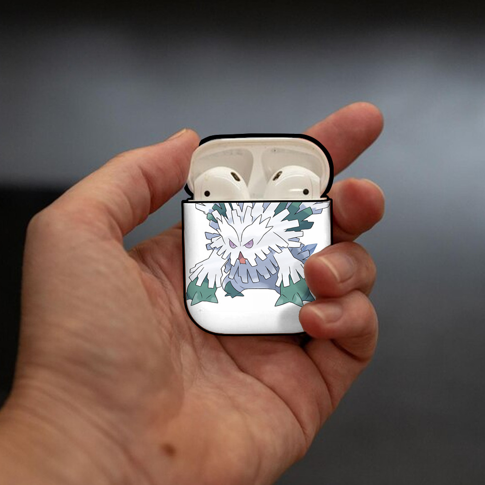 ポケットモンスター Pokémon AirPods 第2世代保護ケース ハードシェル ブラック 耐衝撃・防指紋・カラビナ付き