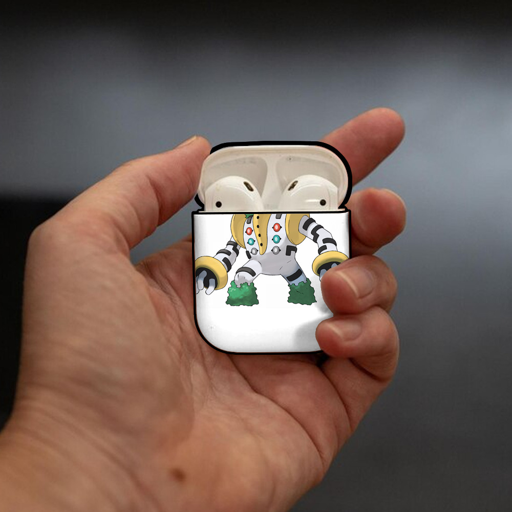 ポケットモンスター Pokémon AirPods 第2世代保護ケース ハードシェル ブラック 耐衝撃・防指紋・カラビナ付き