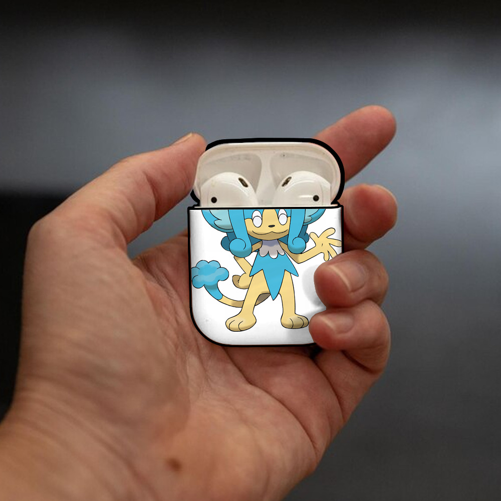 ポケットモンスター Pokémon AirPods 第2世代保護ケース ハードシェル ブラック 耐衝撃・防指紋・カラビナ付き