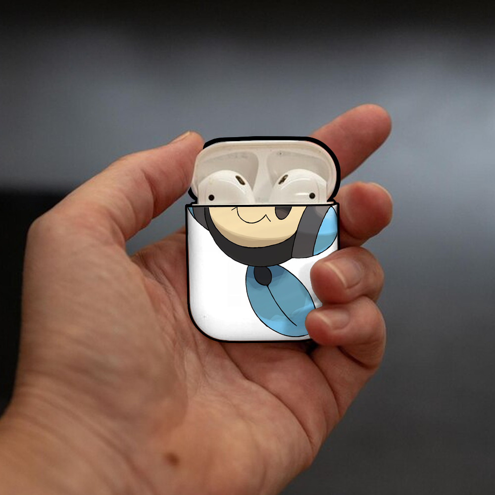 ポケットモンスター Pokémon AirPods 第2世代保護ケース ハードシェル ブラック 耐衝撃・防指紋・カラビナ付き