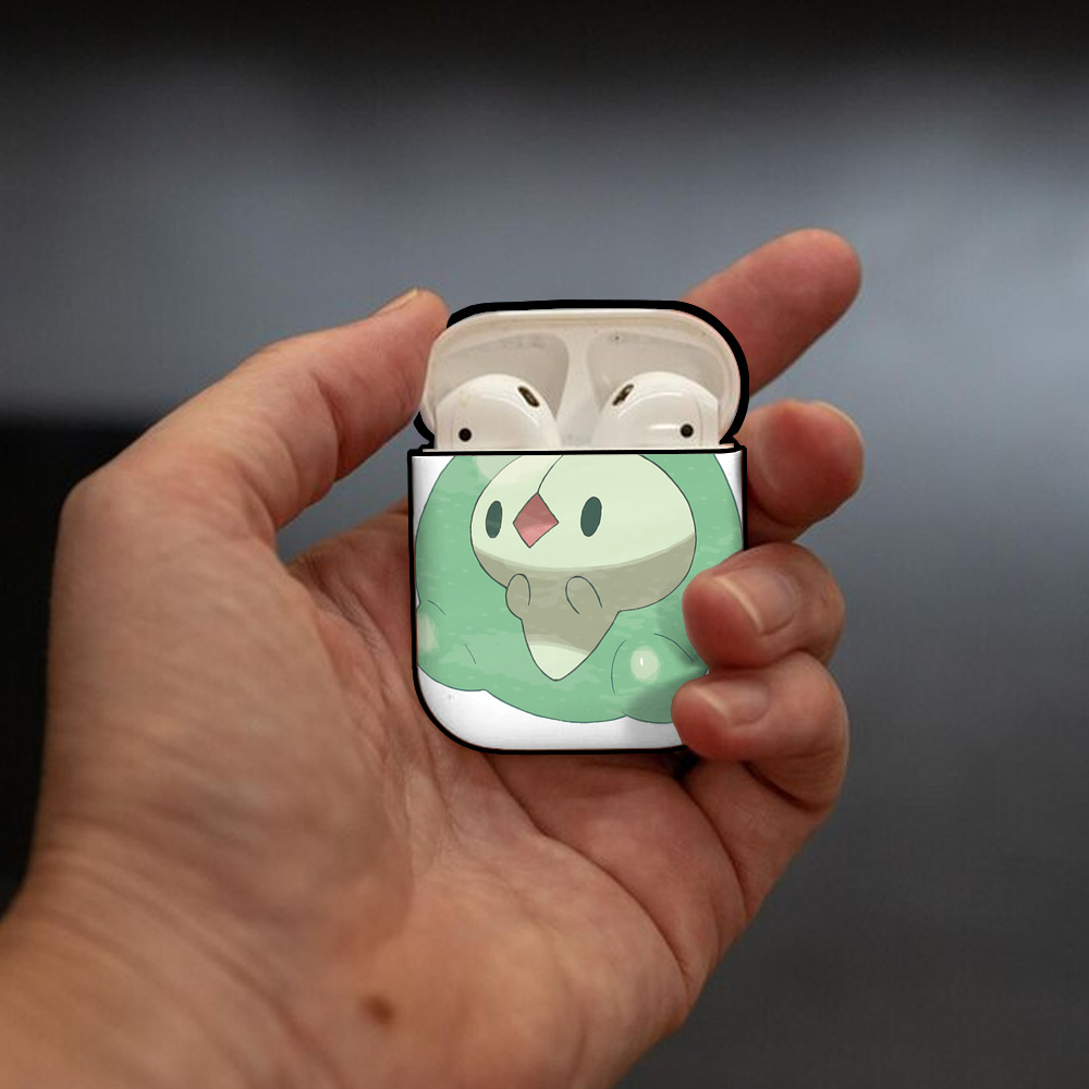 ポケットモンスター Pokémon AirPods 第2世代保護ケース ハードシェル ブラック 耐衝撃・防指紋・カラビナ付き