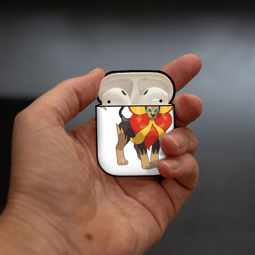 ポケットモンスター Pokémon AirPods 第2世代保護ケース ハードシェル ブラック 耐衝撃・防指紋・カラビナ付き