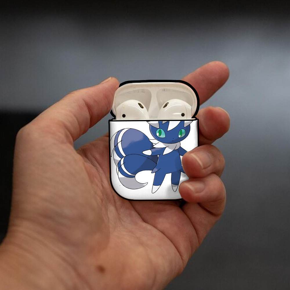ポケットモンスター Pokémon AirPods 第2世代保護ケース ハードシェル ブラック 耐衝撃・防指紋・カラビナ付き