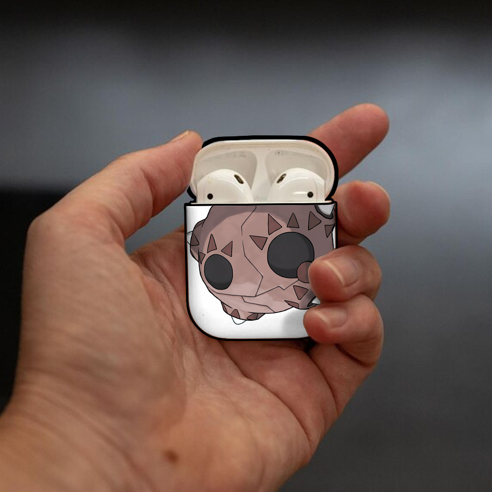 ポケットモンスター Pokémon AirPods 第2世代保護ケース ハードシェル ブラック 耐衝撃・防指紋・カラビナ付き