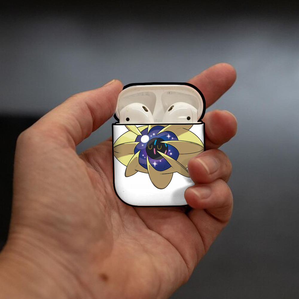 ポケットモンスター Pokémon AirPods 第2世代保護ケース ハードシェル ブラック 耐衝撃・防指紋・カラビナ付き