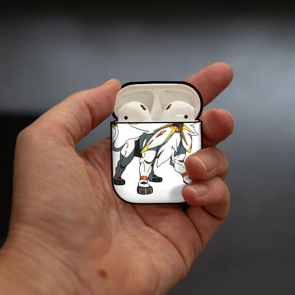 ポケットモンスター Pokémon AirPods 第2世代保護ケース ハードシェル ブラック 耐衝撃・防指紋・カラビナ付き