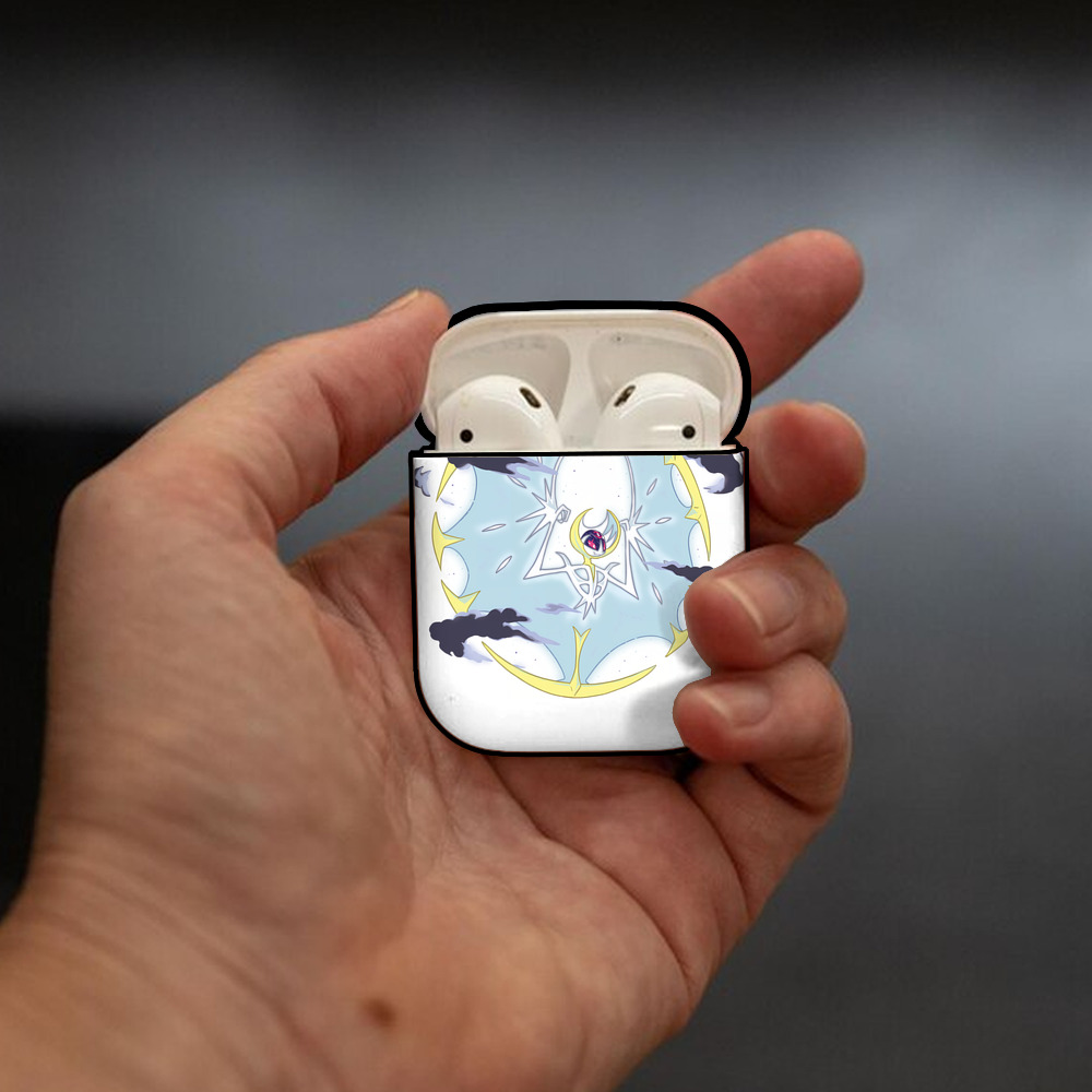 ポケットモンスター Pokémon AirPods 第2世代保護ケース ハードシェル ブラック 耐衝撃・防指紋・カラビナ付き