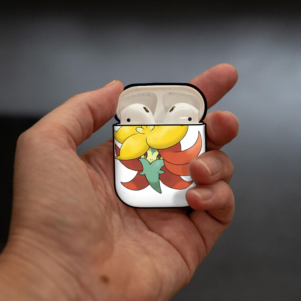 ポケットモンスター Pokémon AirPods 第2世代保護ケース ハードシェル ブラック 耐衝撃・防指紋・カラビナ付き