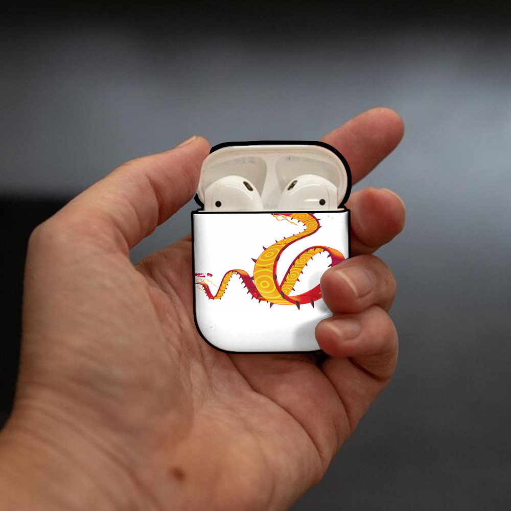 ポケットモンスター Pokémon AirPods 第2世代保護ケース ハードシェル ブラック 耐衝撃・防指紋・カラビナ付き