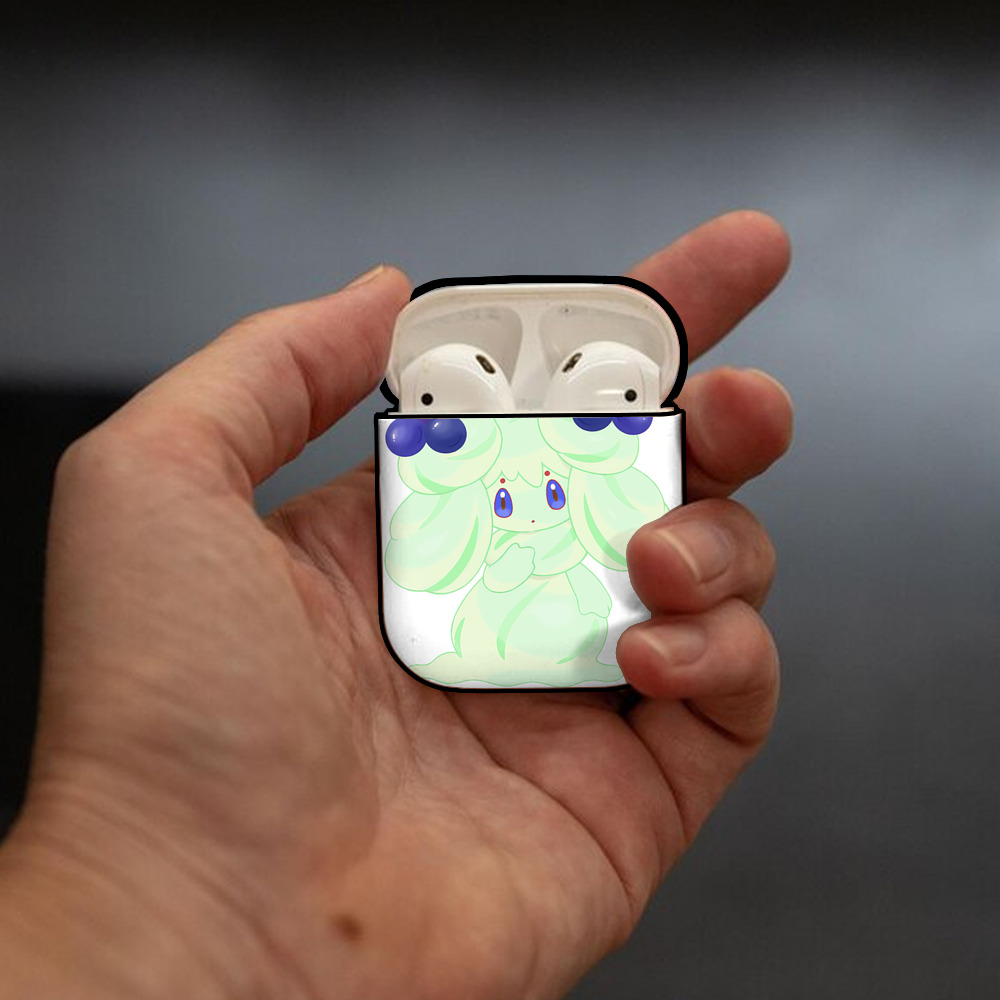 ポケットモンスター Pokémon AirPods 第2世代保護ケース ハードシェル ブラック 耐衝撃・防指紋・カラビナ付き