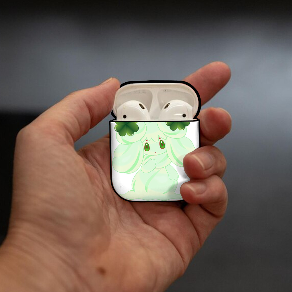 ポケットモンスター Pokémon AirPods 第2世代保護ケース ハードシェル ブラック 耐衝撃・防指紋・カラビナ付き