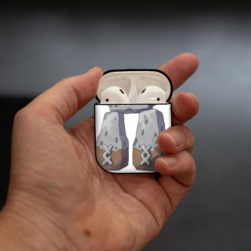 ポケットモンスター Pokémon AirPods 第2世代保護ケース ハードシェル ブラック 耐衝撃・防指紋・カラビナ付き