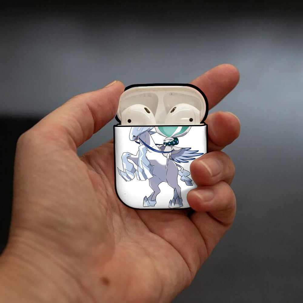 ポケットモンスター Pokémon AirPods 第2世代保護ケース ハードシェル ブラック 耐衝撃・防指紋・カラビナ付き