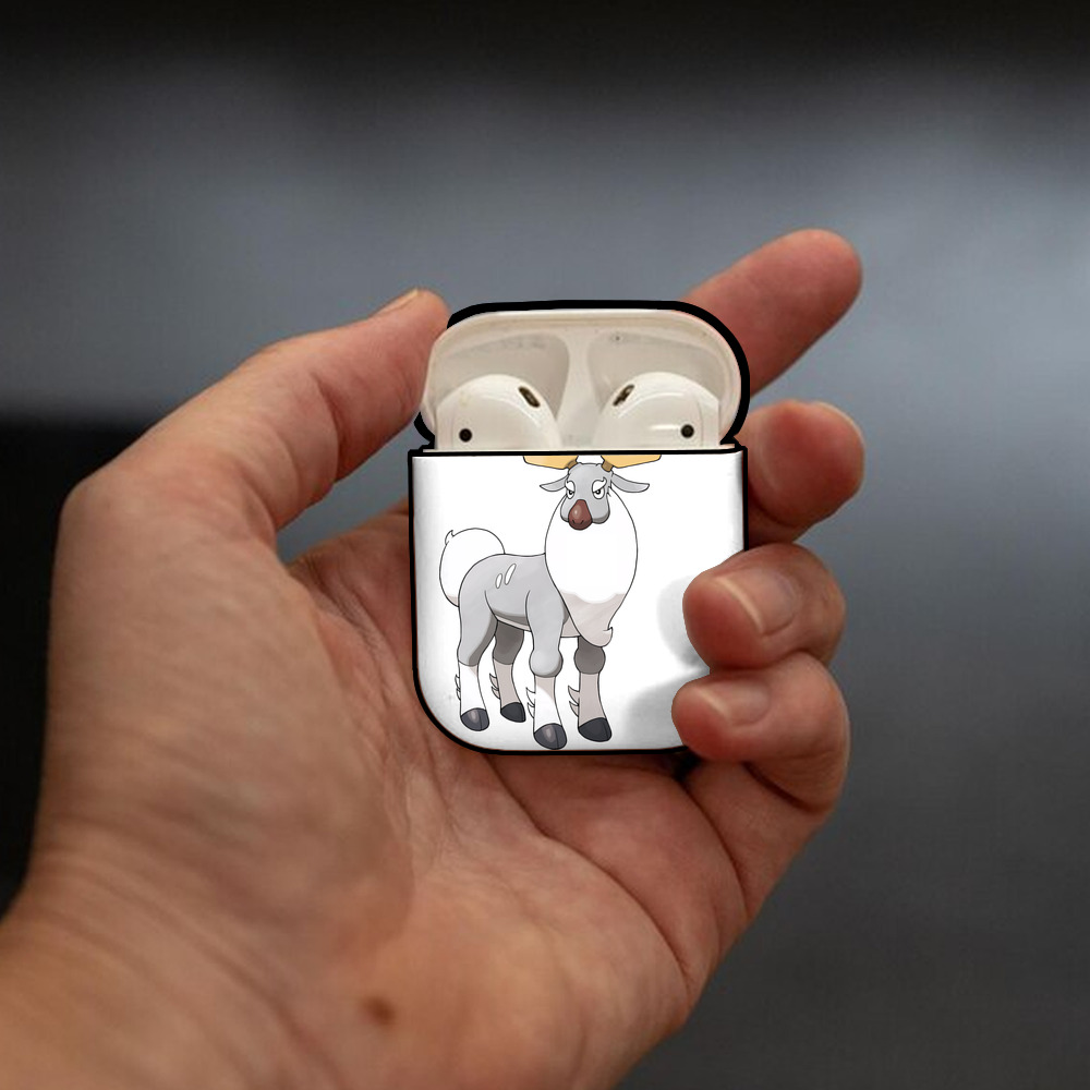 ポケットモンスター Pokémon AirPods 第2世代保護ケース ハードシェル ブラック 耐衝撃・防指紋・カラビナ付き