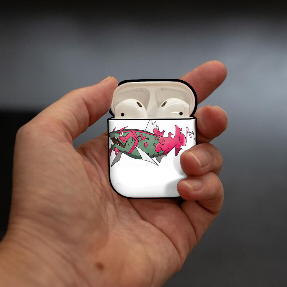 ポケットモンスター Pokémon AirPods 第2世代保護ケース ハードシェル ブラック 耐衝撃・防指紋・カラビナ付き