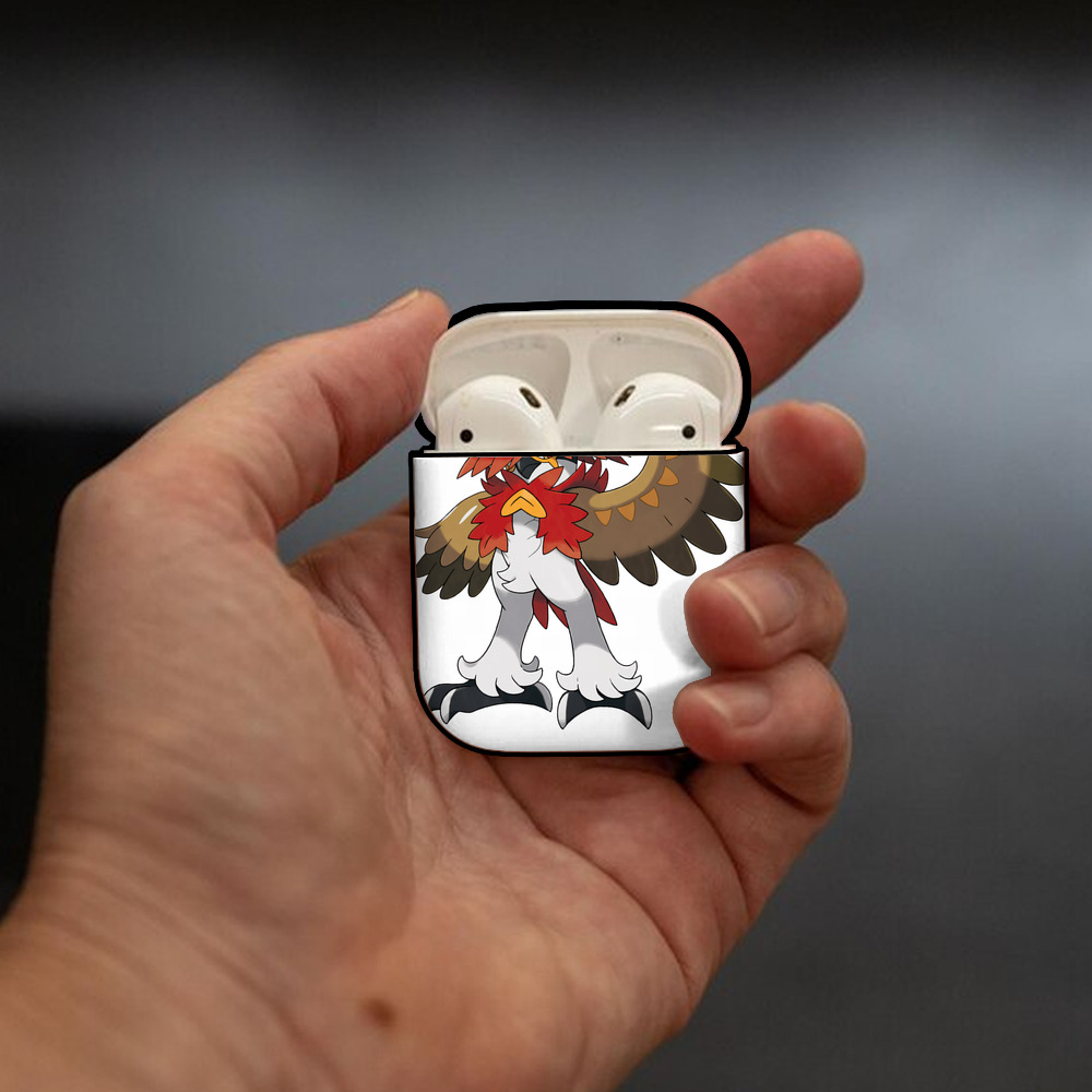 ポケットモンスター Pokémon AirPods 第2世代保護ケース ハードシェル ブラック 耐衝撃・防指紋・カラビナ付き