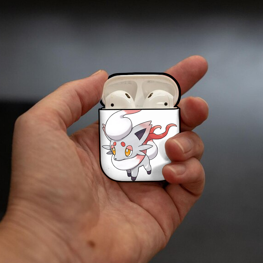 ポケットモンスター Pokémon AirPods 第2世代保護ケース ハードシェル ブラック 耐衝撃・防指紋・カラビナ付き