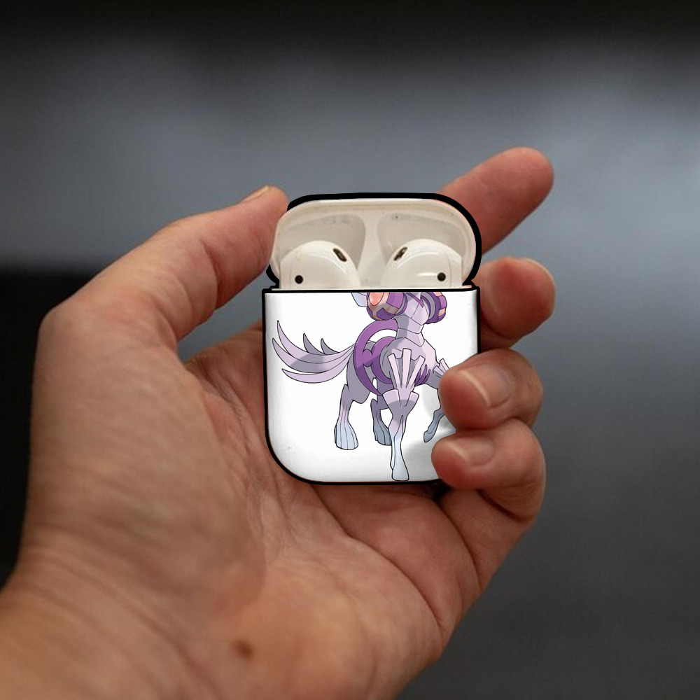 ポケットモンスター Pokémon AirPods 第2世代保護ケース ハードシェル ブラック 耐衝撃・防指紋・カラビナ付き