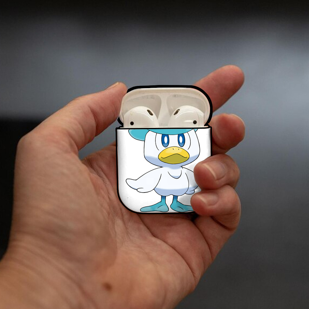 ポケットモンスター Pokémon AirPods 第2世代保護ケース ハードシェル ブラック 耐衝撃・防指紋・カラビナ付き