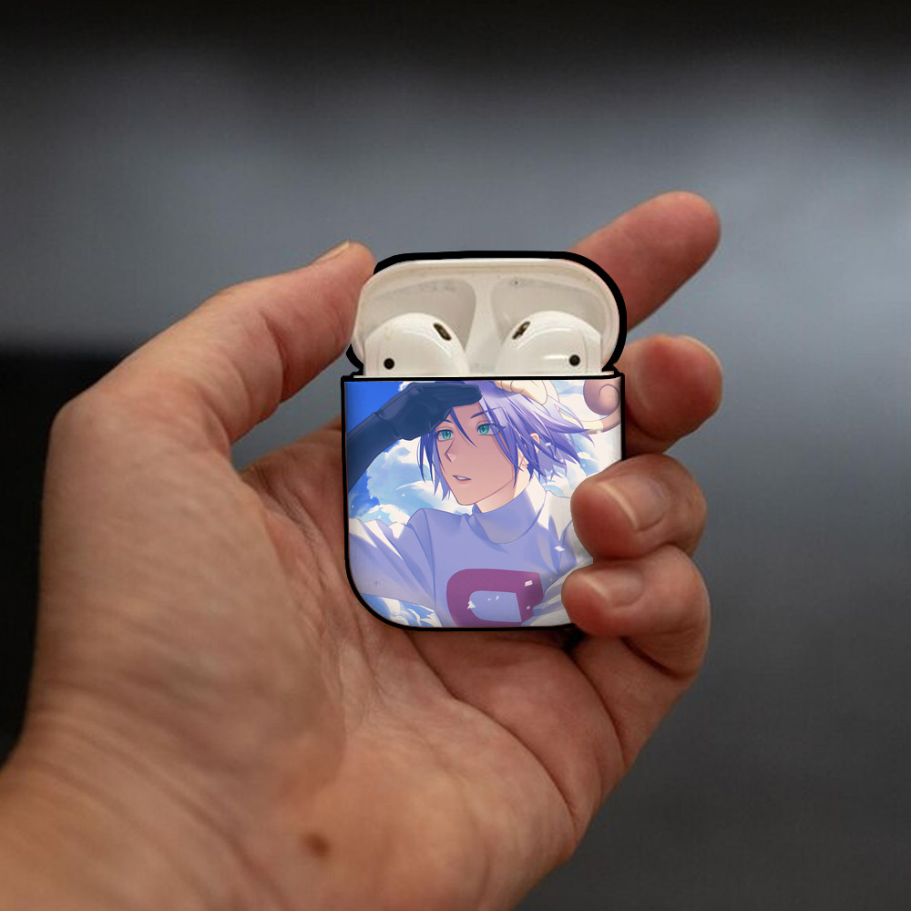 ポケットモンスター Pokémon AirPods 第2世代保護ケース ハードシェル ブラック 耐衝撃・防指紋・カラビナ付き