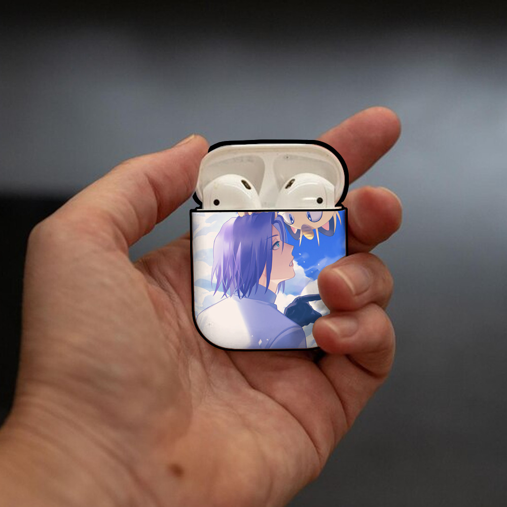 ポケットモンスター Pokémon AirPods 第2世代保護ケース ハードシェル ブラック 耐衝撃・防指紋・カラビナ付き