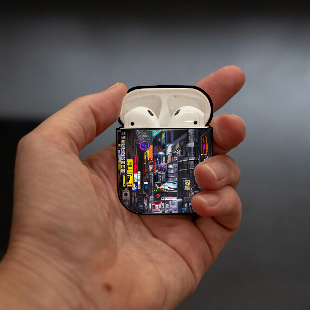ポケットモンスター Pokémon AirPods 第2世代保護ケース ハードシェル ブラック 耐衝撃・防指紋・カラビナ付き