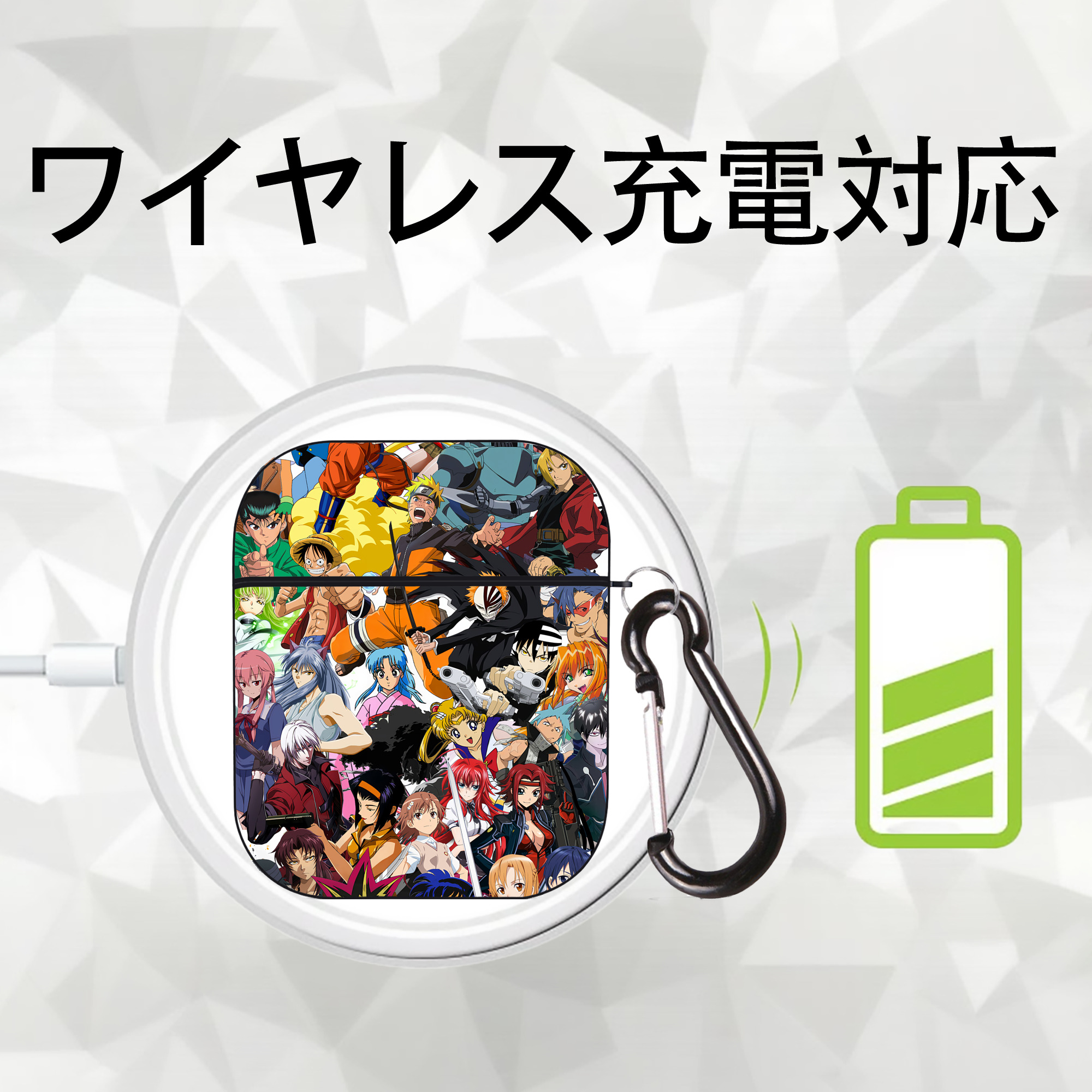 ポケットモンスター Pokémon AirPods 第2世代保護ケース ハードシェル ブラック 耐衝撃・防指紋・カラビナ付き