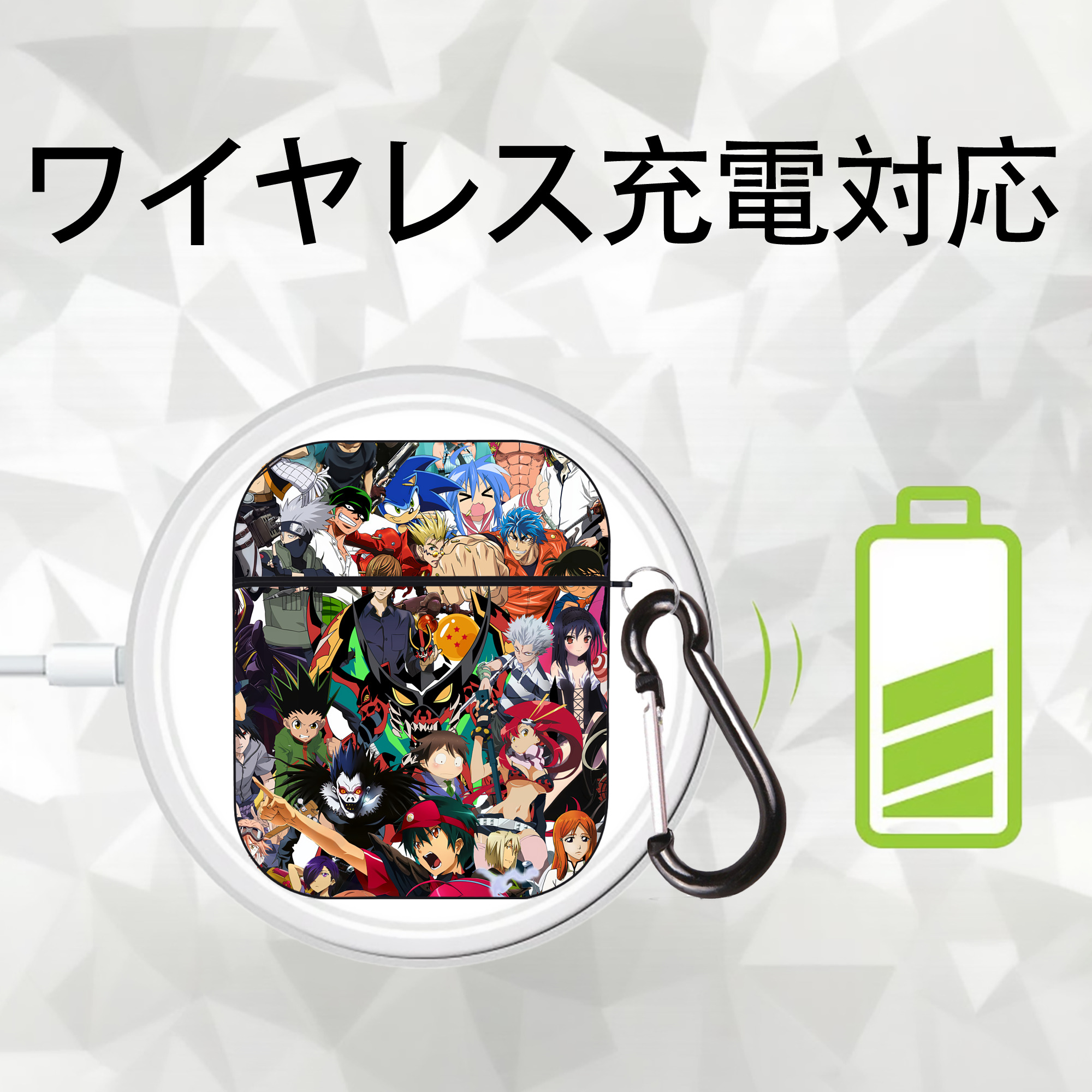 ポケットモンスター Pokémon AirPods 第2世代保護ケース ハードシェル ブラック 耐衝撃・防指紋・カラビナ付き