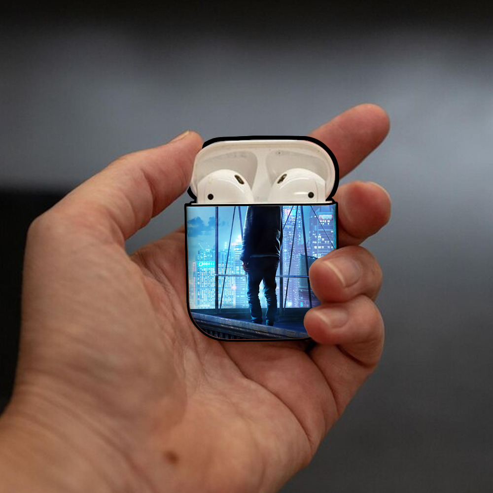 ポケットモンスター Pokémon AirPods 第2世代保護ケース ハードシェル ブラック 耐衝撃・防指紋・カラビナ付き