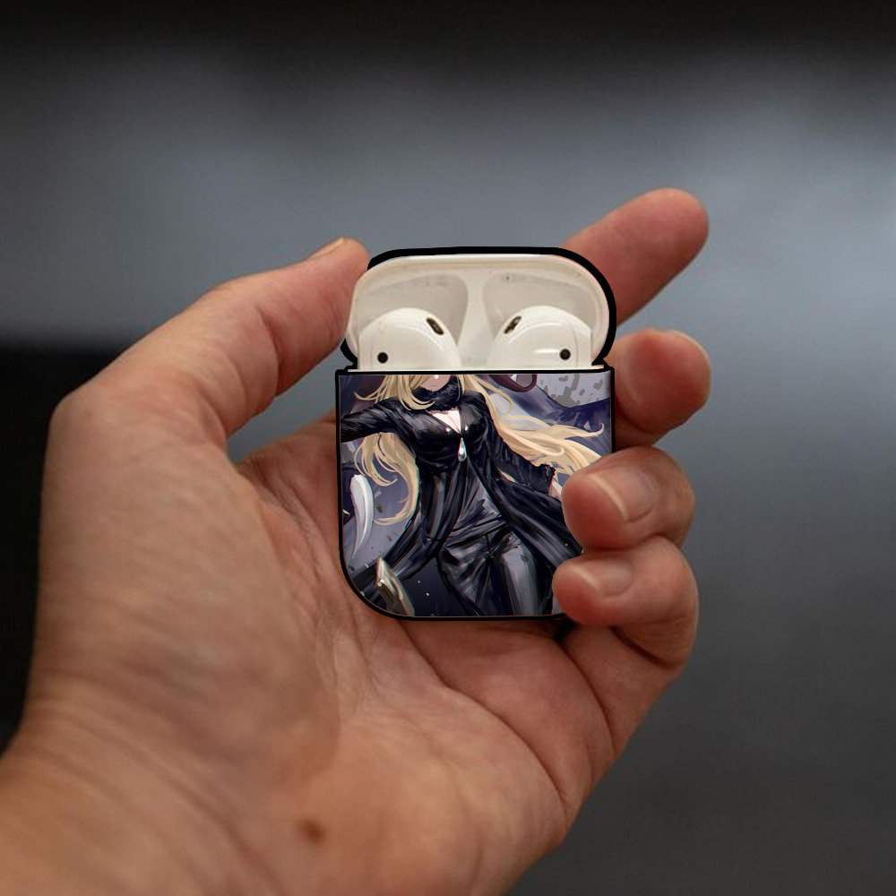 ポケットモンスター Pokémon AirPods 第2世代保護ケース ハードシェル ブラック 耐衝撃・防指紋・カラビナ付き