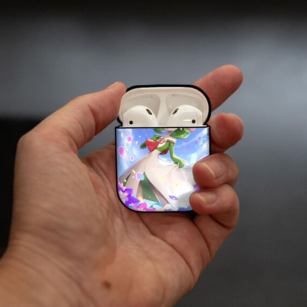ポケットモンスター Pokémon AirPods 第2世代保護ケース ハードシェル ブラック 耐衝撃・防指紋・カラビナ付き