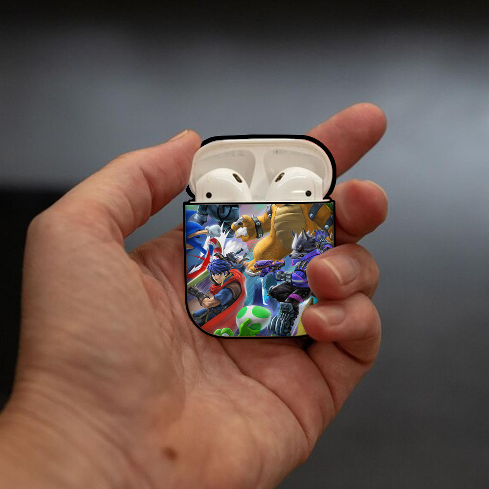 ポケットモンスター Pokémon AirPods 第2世代保護ケース ハードシェル ブラック 耐衝撃・防指紋・カラビナ付き