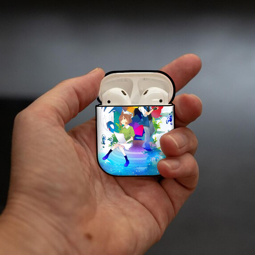 ポケットモンスター Pokémon AirPods 第2世代保護ケース ハードシェル ブラック 耐衝撃・防指紋・カラビナ付き