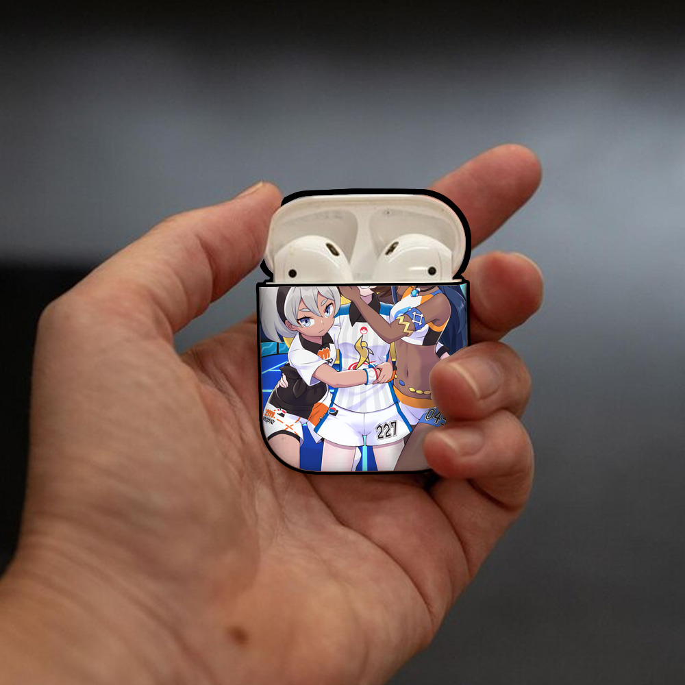 ポケットモンスター Pokémon AirPods 第2世代保護ケース ハードシェル ブラック 耐衝撃・防指紋・カラビナ付き
