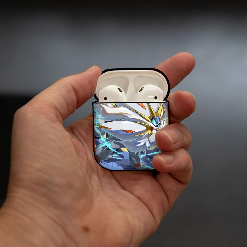 ポケットモンスター Pokémon AirPods 第2世代保護ケース ハードシェル ブラック 耐衝撃・防指紋・カラビナ付き