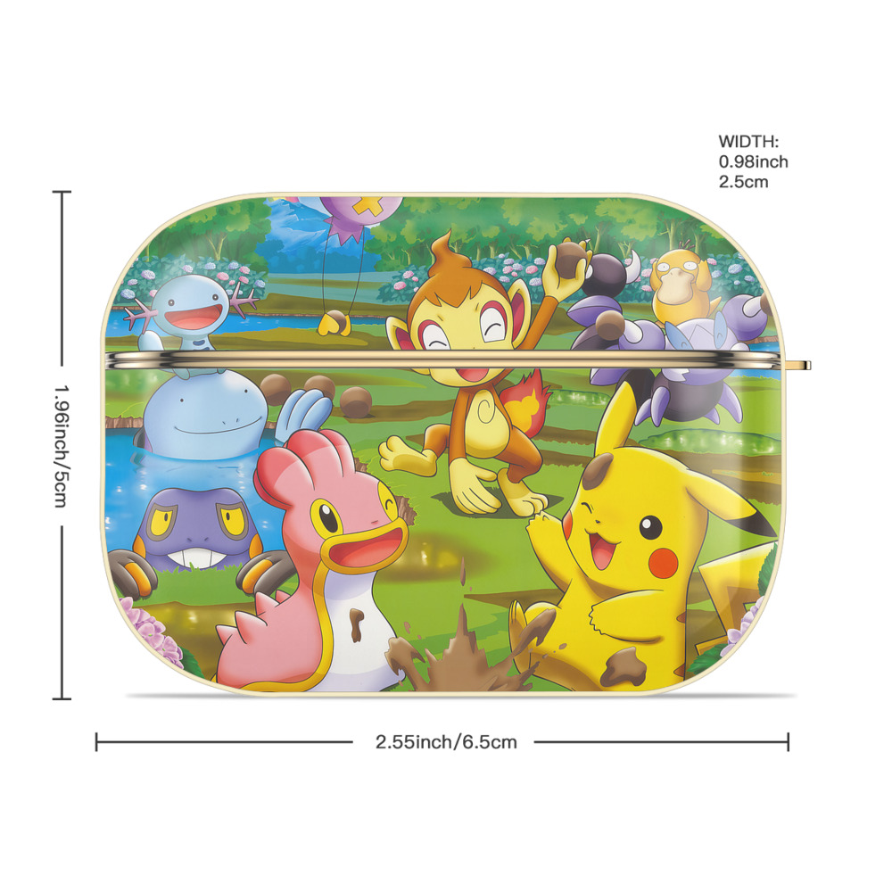 ポケットモンスター Pokémon 【AirPods Pro用】ハードシェル保護ケース｜耐衝撃・防指紋・カラビナ付き商品仕様