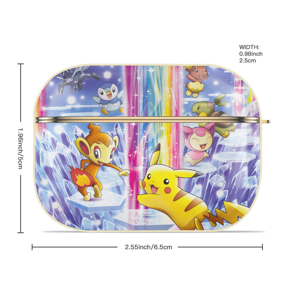 ポケットモンスター Pokémon 【AirPods Pro用】ハードシェル保護ケース｜耐衝撃・防指紋・カラビナ付き商品仕様