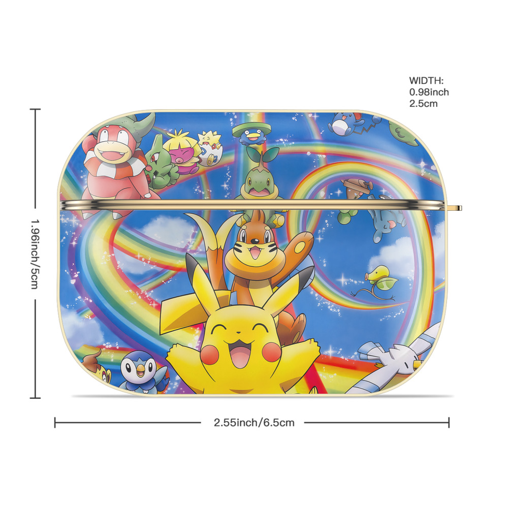 ポケットモンスター Pokémon 【AirPods Pro用】ハードシェル保護ケース｜耐衝撃・防指紋・カラビナ付き商品仕様