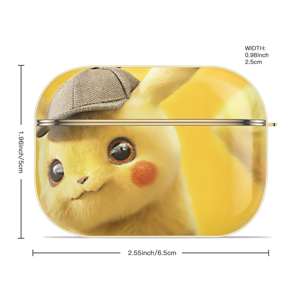 ポケットモンスター Pokémon 【AirPods Pro用】ハードシェル保護ケース｜耐衝撃・防指紋・カラビナ付き商品仕様