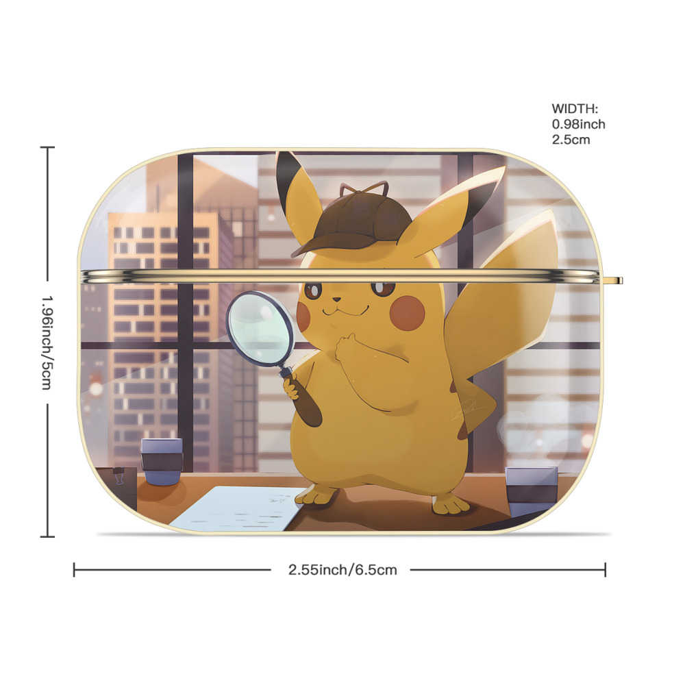 ポケットモンスター Pokémon 【AirPods Pro用】ハードシェル保護ケース｜耐衝撃・防指紋・カラビナ付き商品仕様