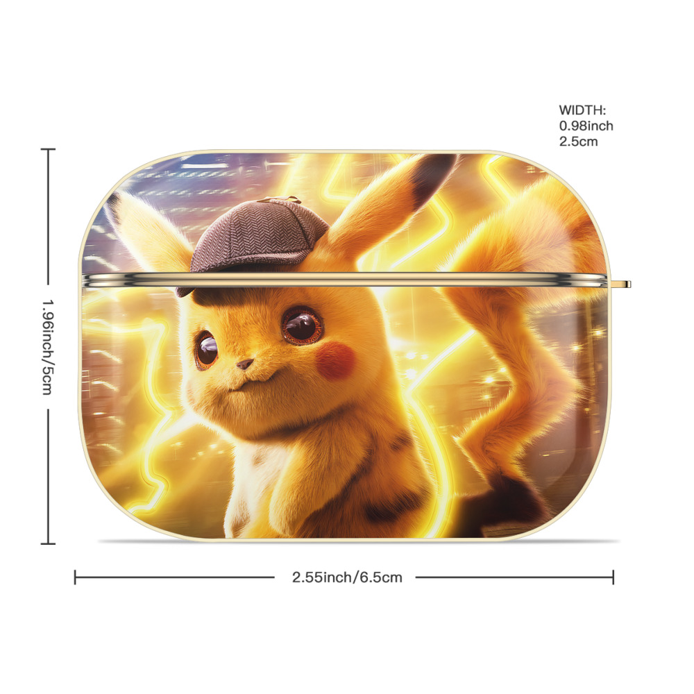ポケットモンスター Pokémon 【AirPods Pro用】ハードシェル保護ケース｜耐衝撃・防指紋・カラビナ付き商品仕様