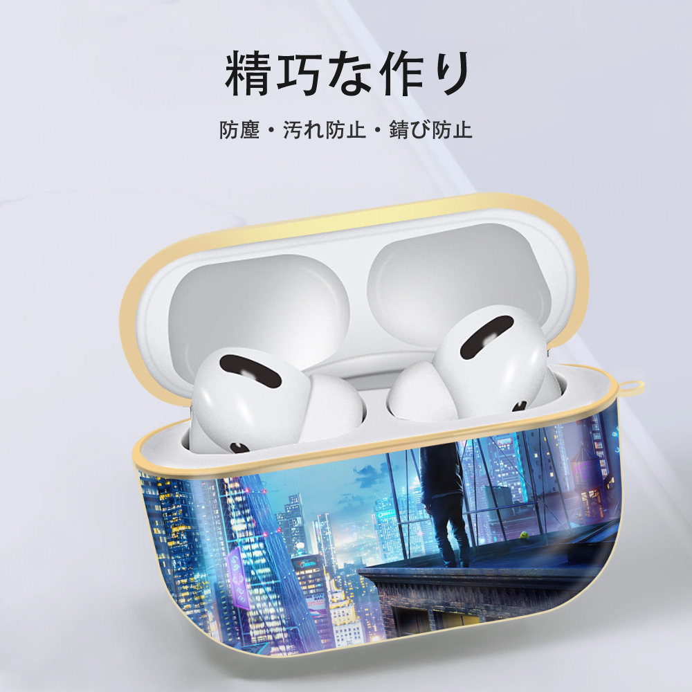 ポケットモンスター Pokémon 【AirPods Pro用】ハードシェル保護ケース｜耐衝撃・防指紋・カラビナ付き商品仕様