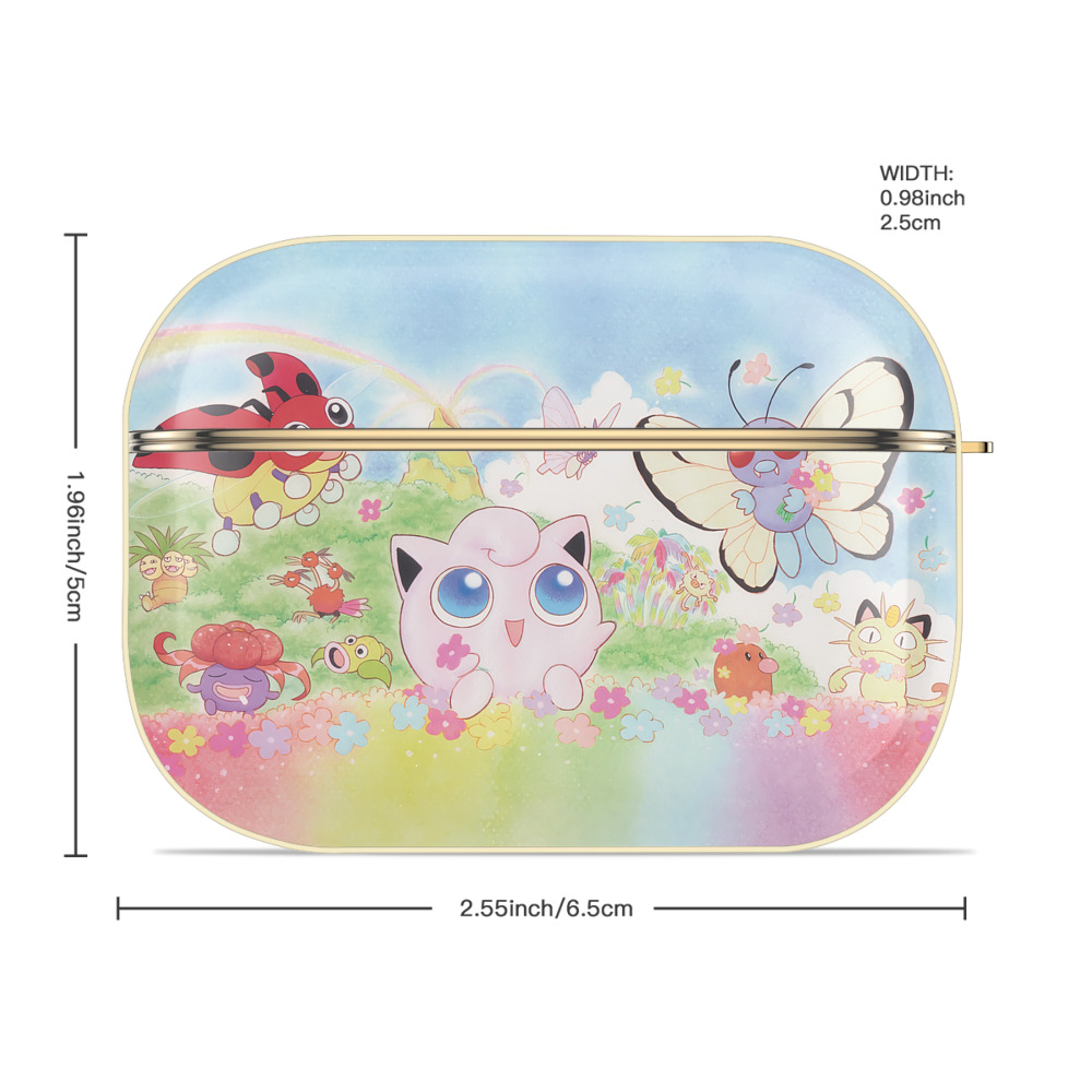 ポケットモンスター Pokémon 【AirPods Pro用】ハードシェル保護ケース｜耐衝撃・防指紋・カラビナ付き商品仕様