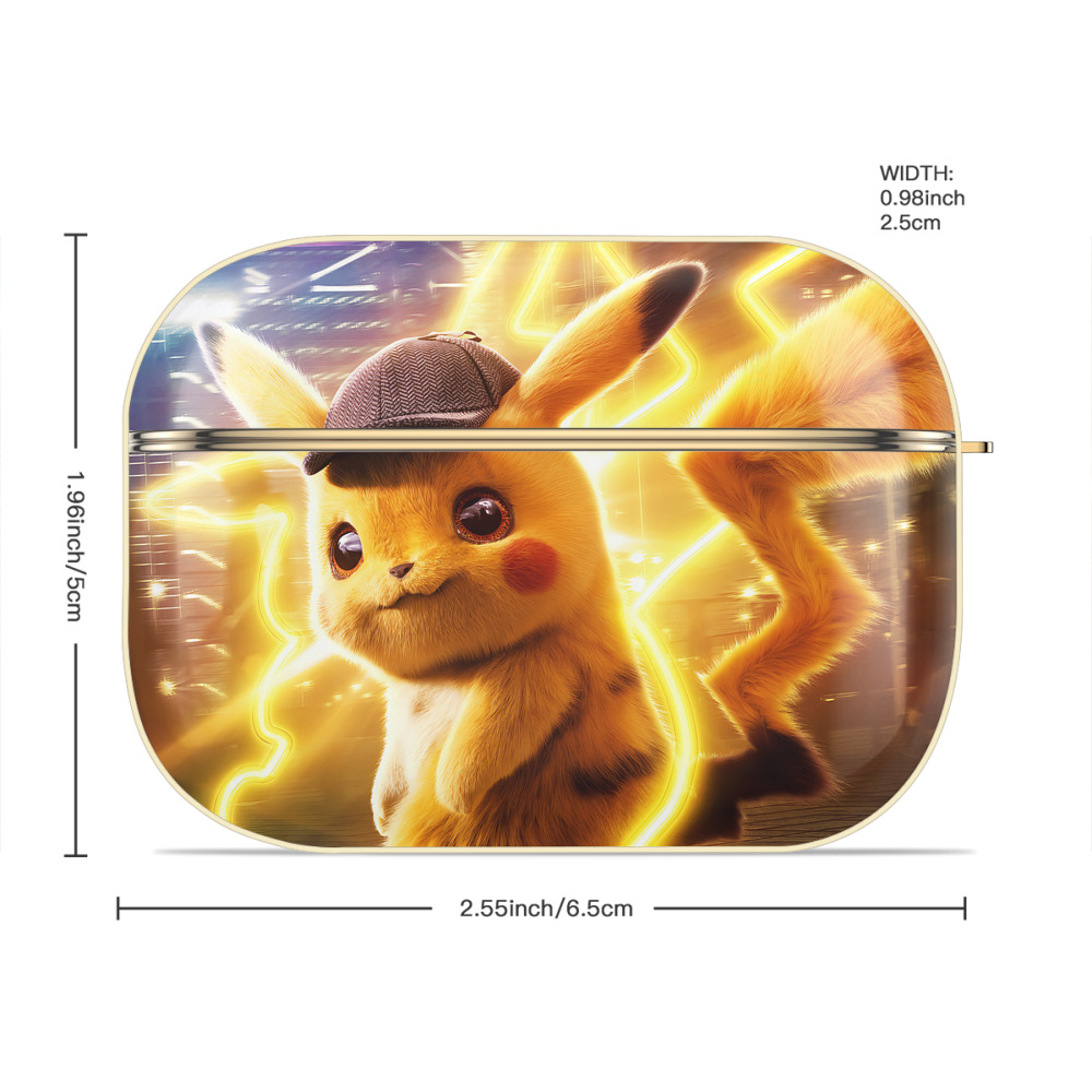 ポケットモンスター Pokémon 【AirPods Pro用】ハードシェル保護ケース｜耐衝撃・防指紋・カラビナ付き商品仕様