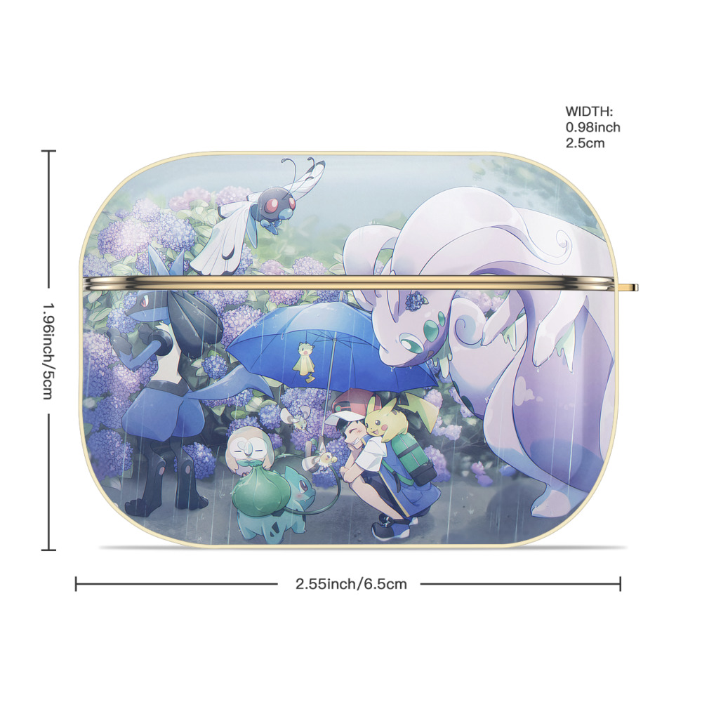 ポケットモンスター Pokémon 【AirPods Pro用】ハードシェル保護ケース｜耐衝撃・防指紋・カラビナ付き商品仕様