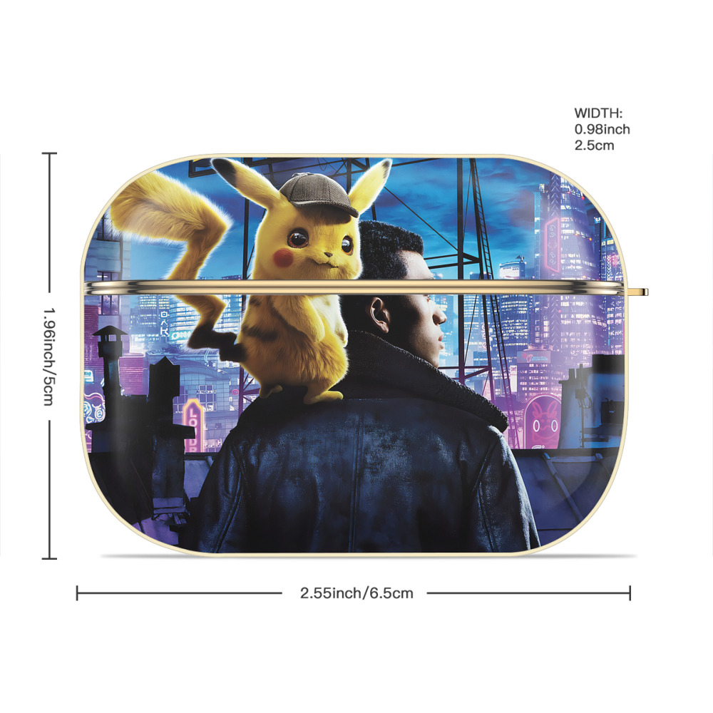 ポケットモンスター Pokémon 【AirPods Pro用】ハードシェル保護ケース｜耐衝撃・防指紋・カラビナ付き商品仕様