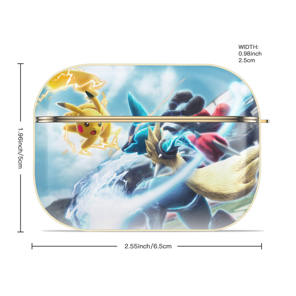 ポケットモンスター Pokémon 【AirPods Pro用】ハードシェル保護ケース｜耐衝撃・防指紋・カラビナ付き商品仕様