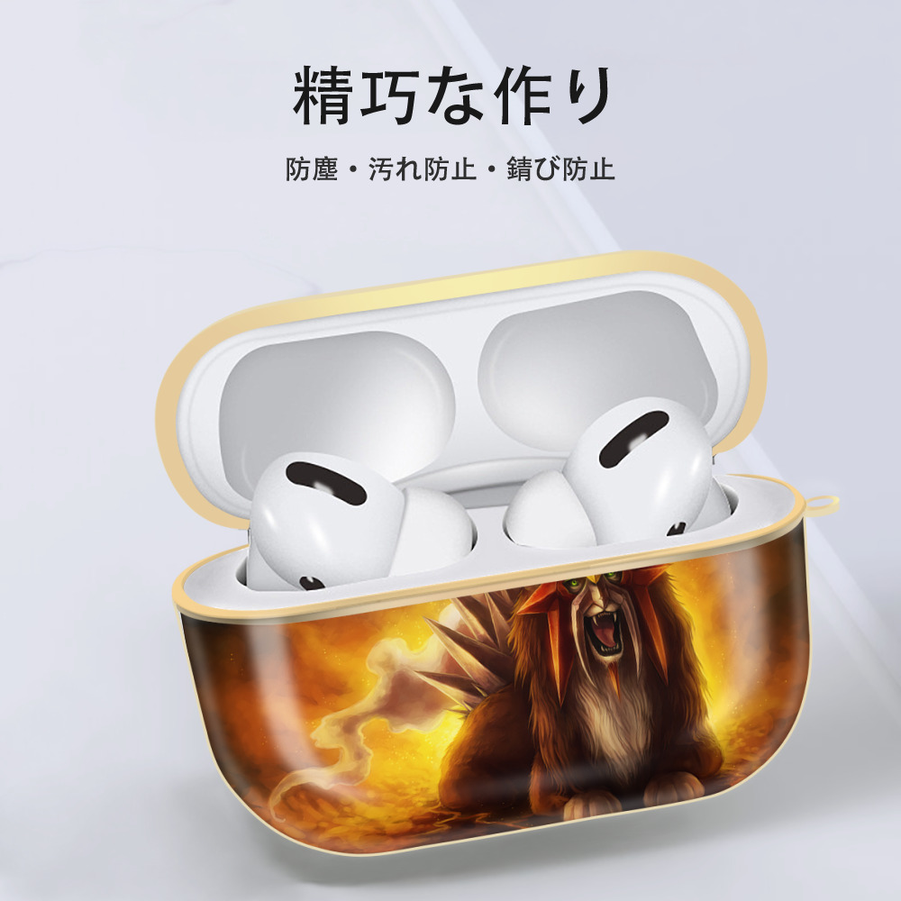 ポケットモンスター Pokémon 【AirPods Pro用】ハードシェル保護ケース｜耐衝撃・防指紋・カラビナ付き商品仕様
