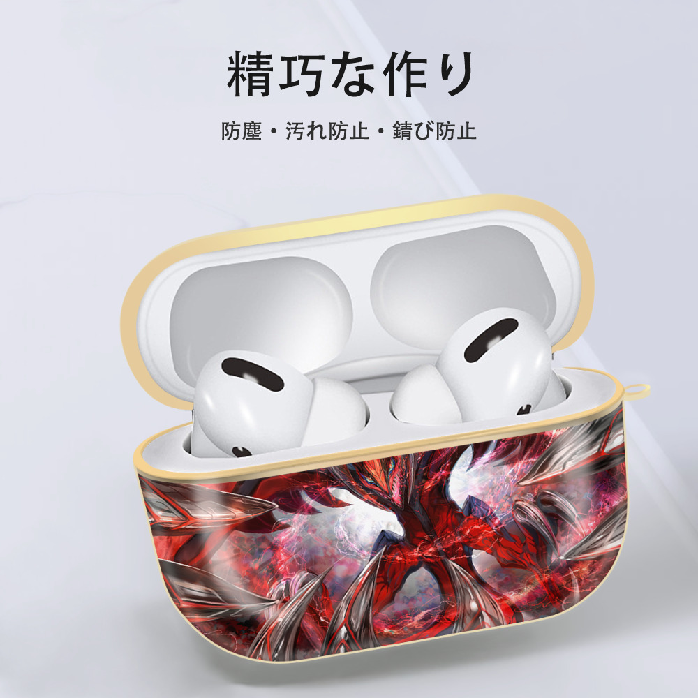 ポケットモンスター Pokémon 【AirPods Pro用】ハードシェル保護ケース｜耐衝撃・防指紋・カラビナ付き商品仕様